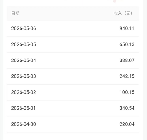 真实收入明细4